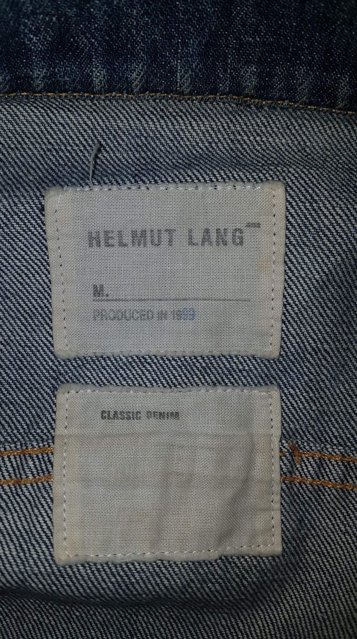 FS: Helmut Lang Denim Jacket 1999 — ajb007